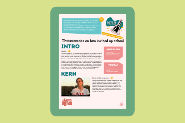 kleine versie lesfiche secundair - 2e, 3e graad